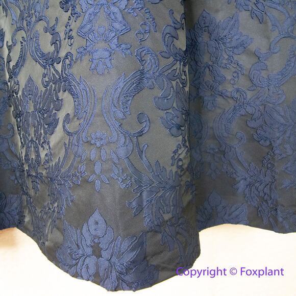 New! City Chic Ornate Dress in black lace and navy jacquard,‎ plus size 24 - Picture 8 of 16